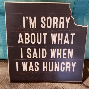 Mainstays Black and White Decorative Sign